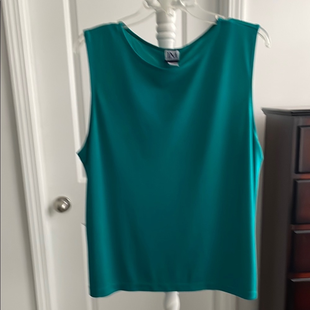 Teal Sleeveless Top